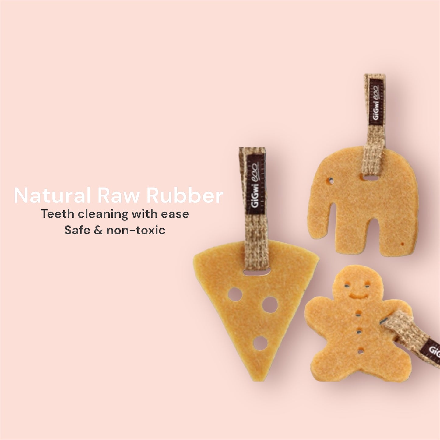 Natural Raw Rubber Tooth Cleaner - Sprinkles & Cookies Corner